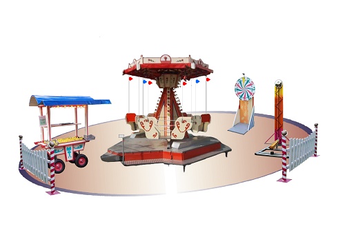 Ein kleiner Rummelplatz für Kinder